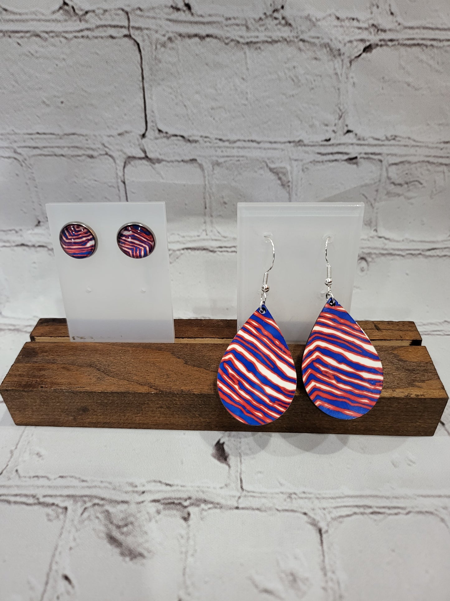 Football Zubaz Earrings