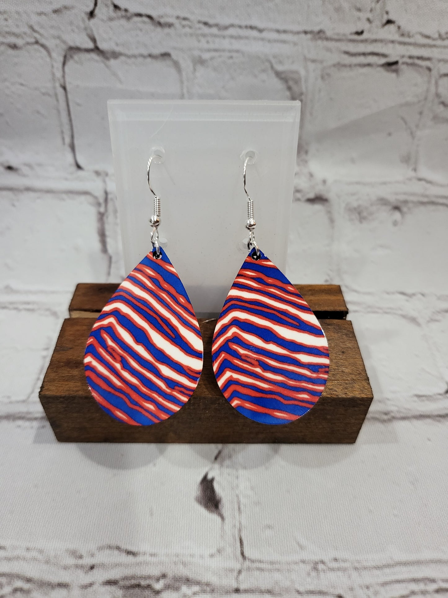 Football Zubaz Earrings