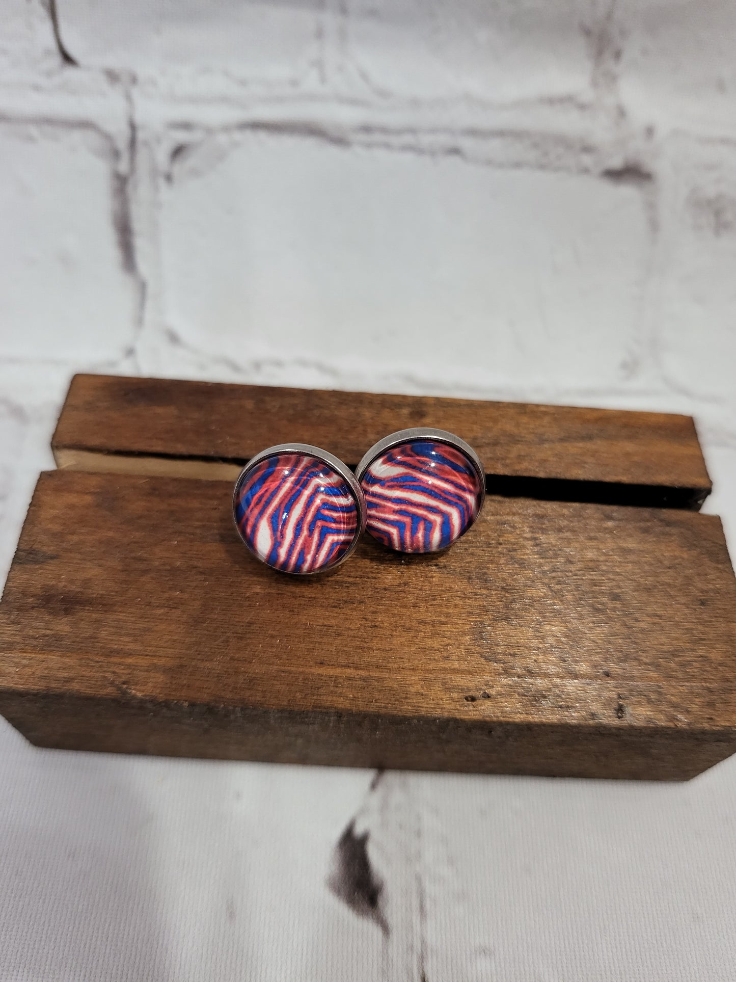 Football Zubaz Earrings