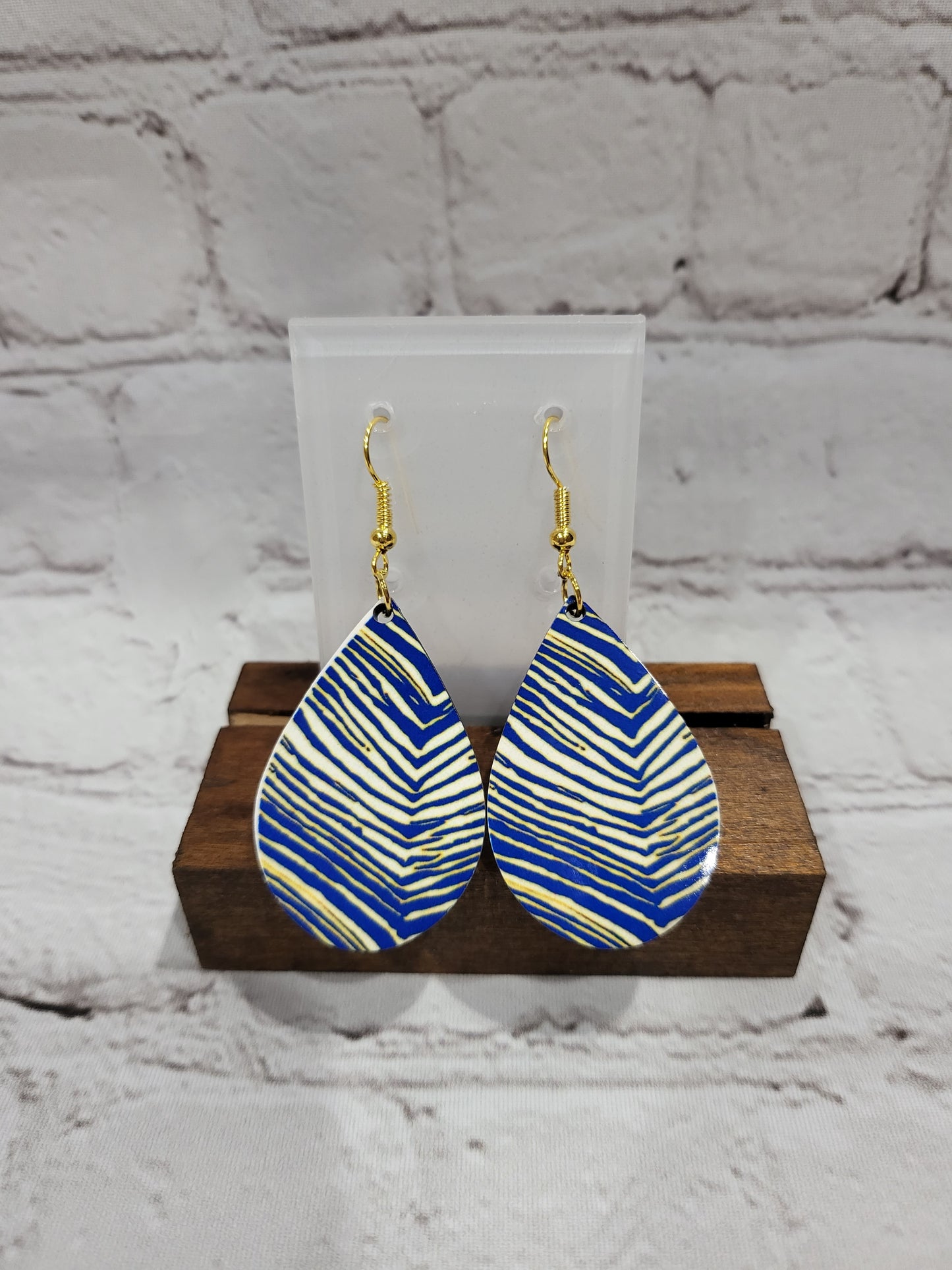 Hockey Zubaz Earrings