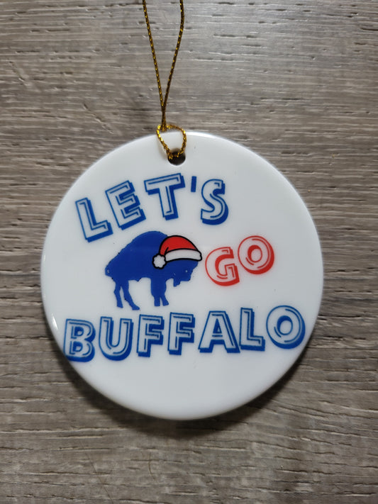 Let's Go Buffalo Ornament