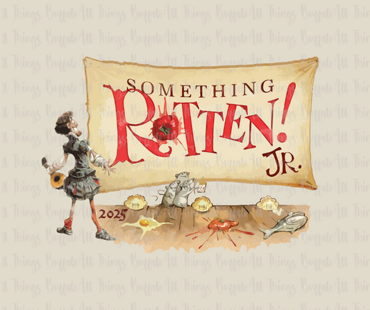 Something Rotten 2025 Car/Water Bottle Sticker ONLY (waterproof) Bottle & Car NOT included