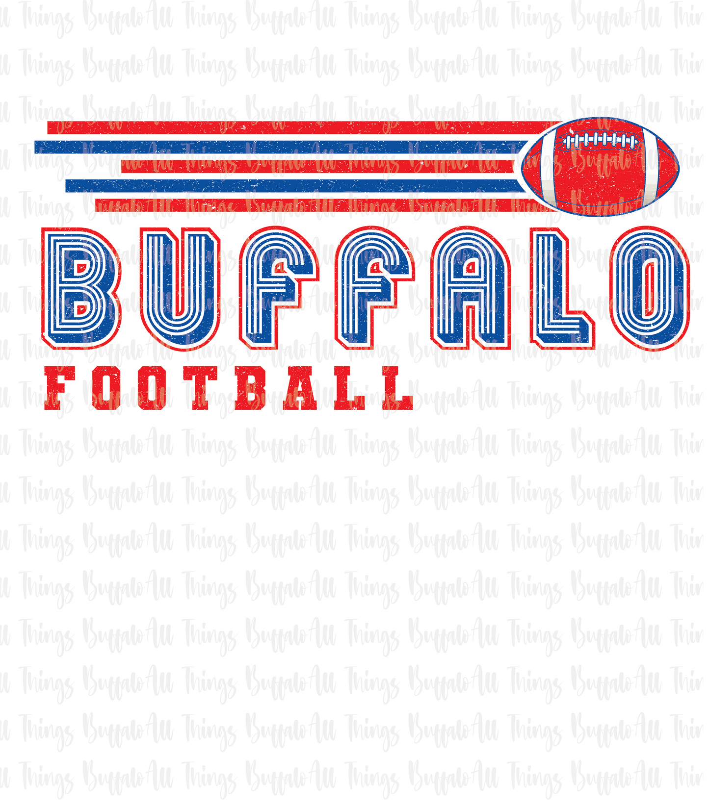 Distressed Buffalo Football