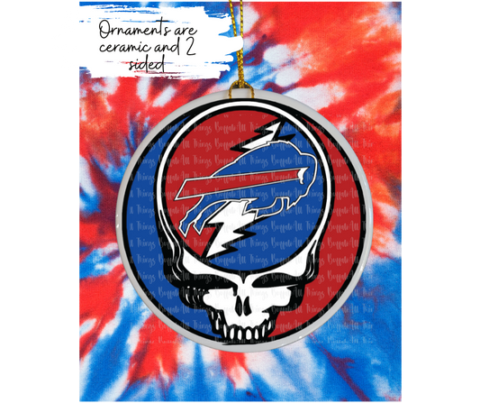 Bills Deadhead Ornament 2.75in round