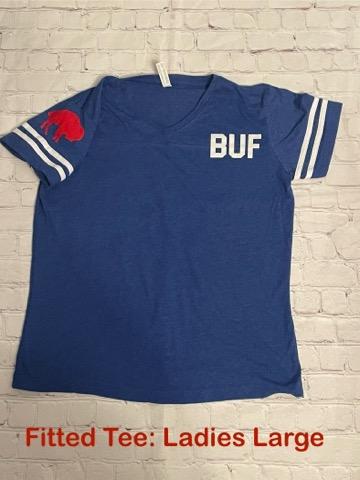 BUF Football FITTED T LARGE