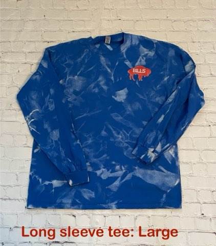 Buffalo Tie Dye Long Sleeve T LARGE