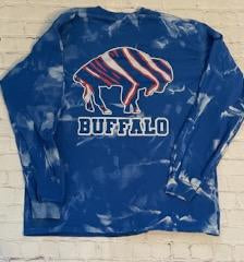 Buffalo Tie Dye Long Sleeve T LARGE