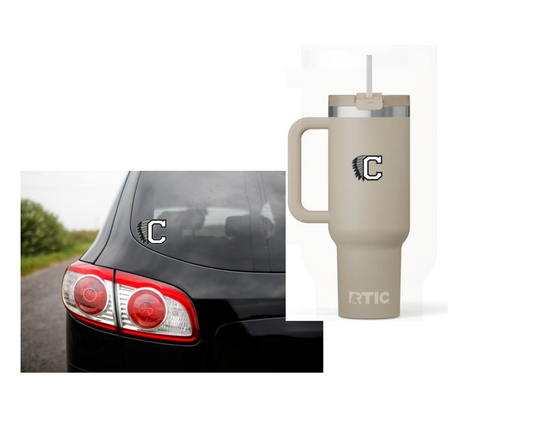 Caz Blackout Logo Car/Water Bottle Sticker ONLY (waterproof) Bottle & Car NOT included