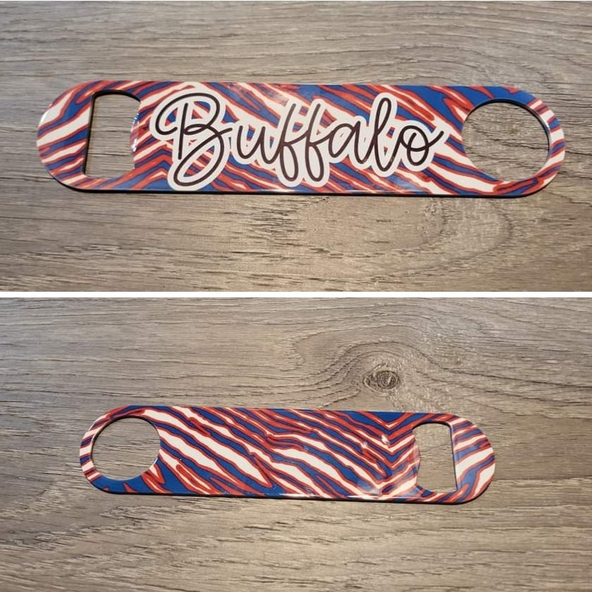 Zubaz Buffalo Bottle Opener