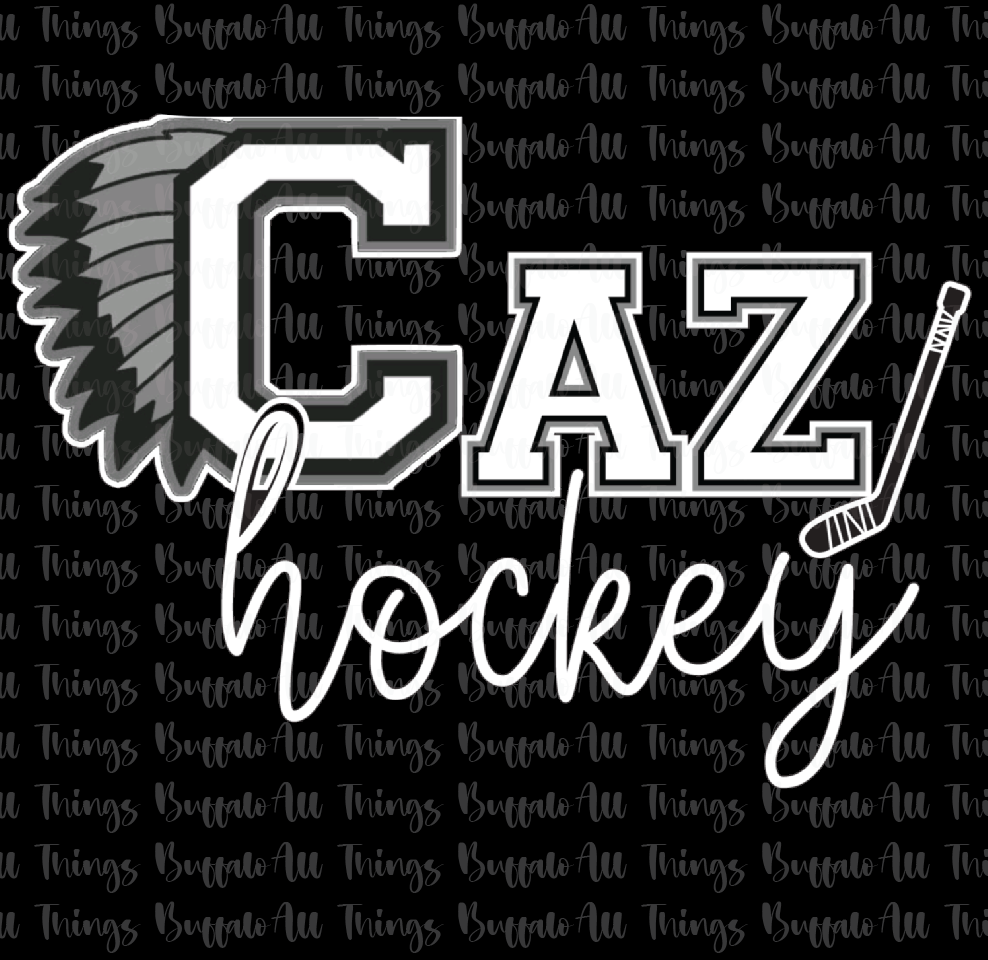 Caz Hockey Cursive